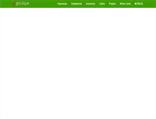 Tablet Screenshot of agroclique.com.br